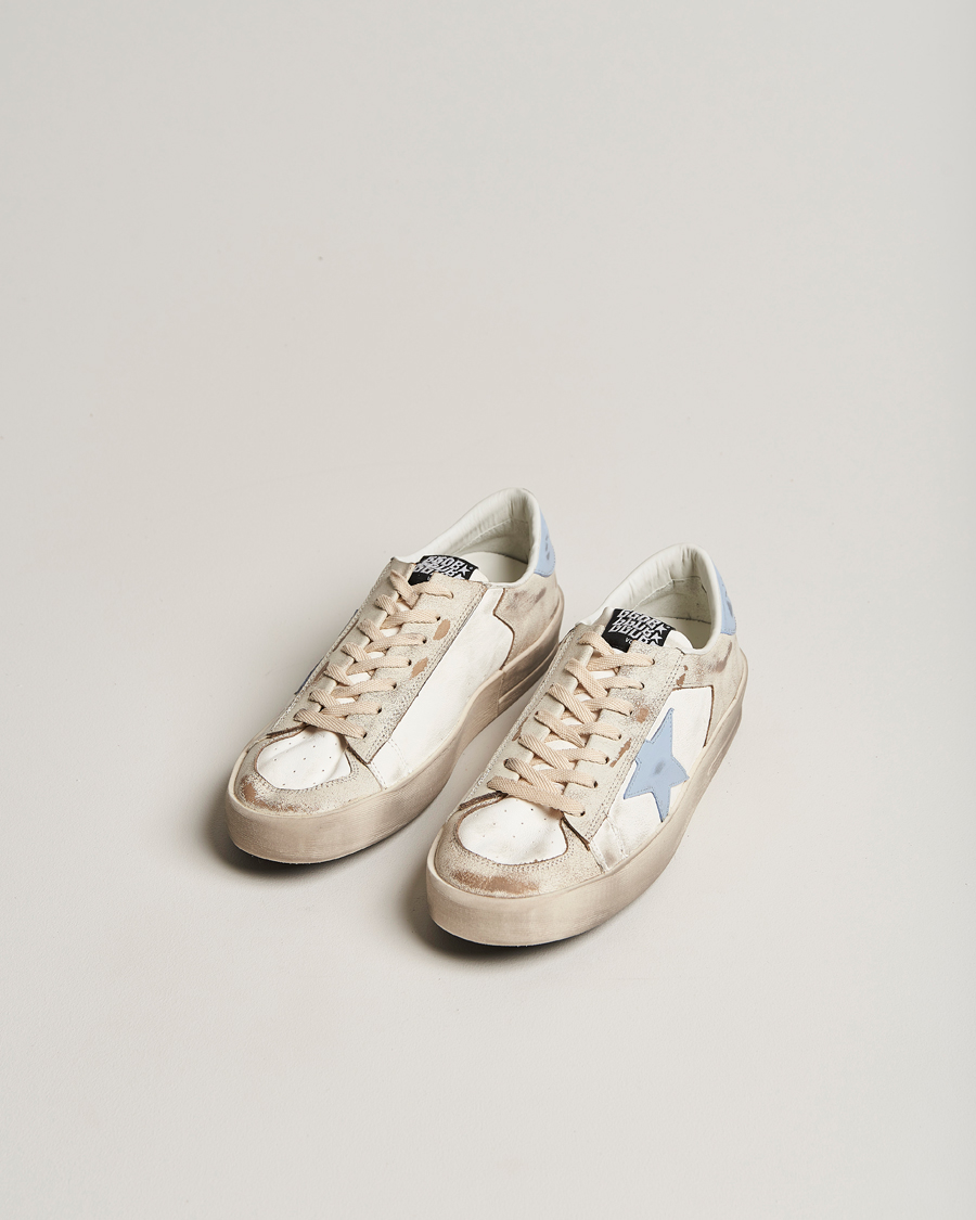 Homme | Golden Goose Deluxe Brand Star Dan Sneakers White/Blue | Golden Goose | Deluxe Brand Star Dan Sneakers White/Blue