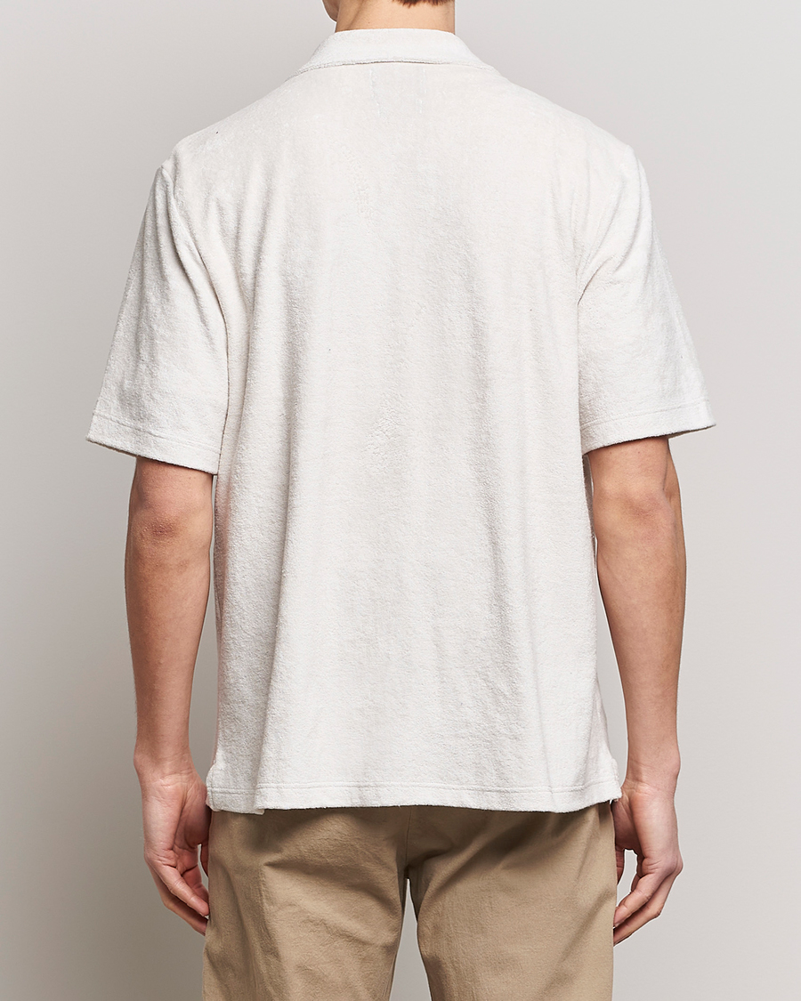 Homme | Chemises | Howlin' | Short Sleeve Terry Shirt White Sand