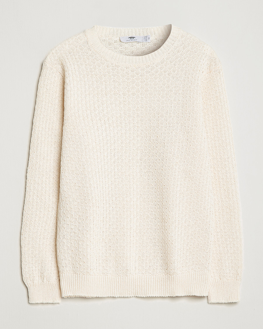 Homme | Pulls Et Tricots | Inis Meáin | Fishnet Linen Sweater Mist