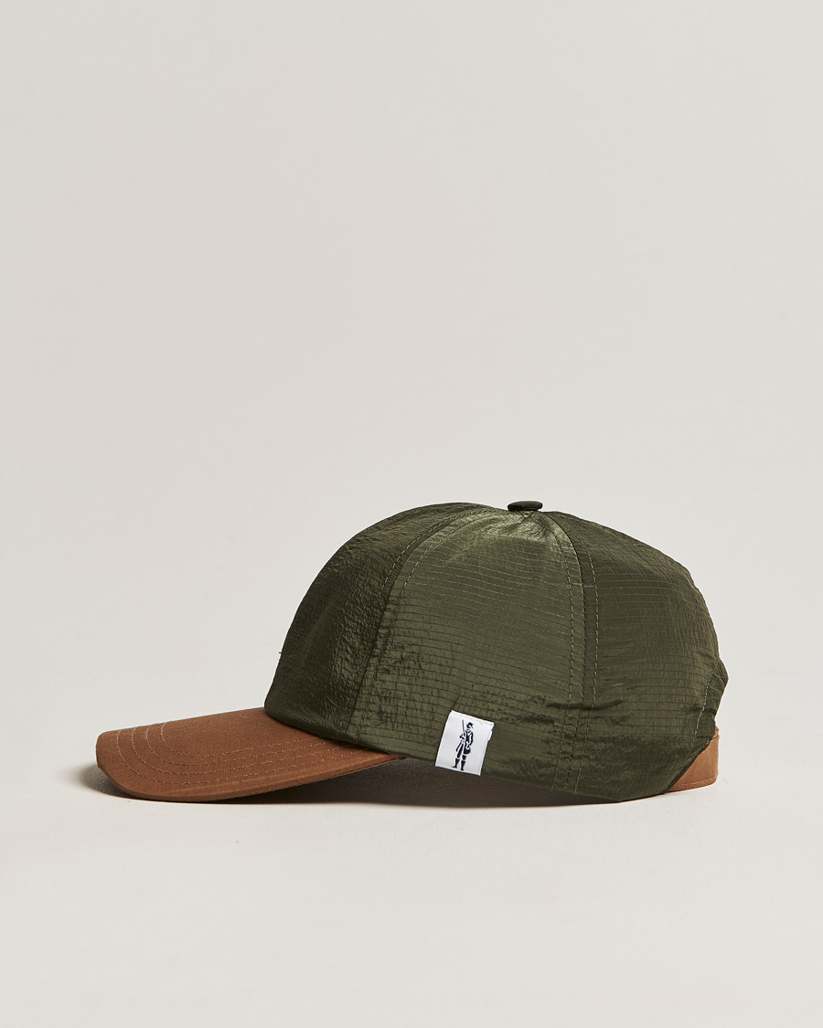 Homme | Mackintosh Tipping Baseball Cal Green | Mackintosh | Tipping Baseball Cal Green