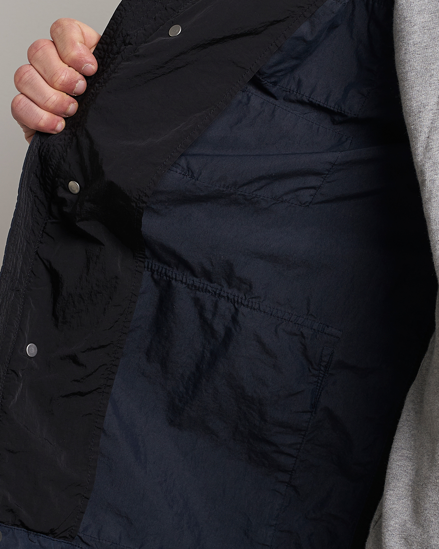 Heren | Jassen | Belstaff | Deploy Cotton/Nylon Field Jacket Dark Ink/Black