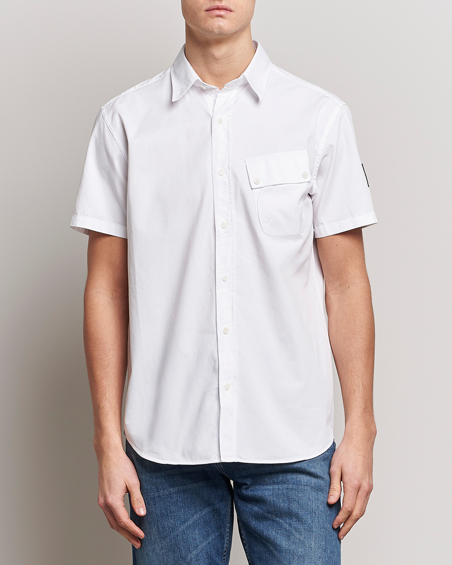 Heren | Overhemden | Belstaff | Short Sleeve Pitch Shirt White