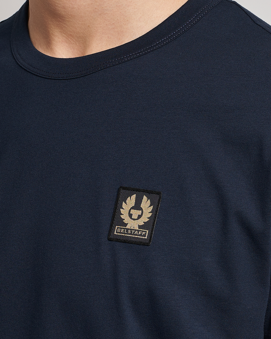 Heren | T-shirts | Belstaff | Cotton Logo T-Shirt Dark Ink