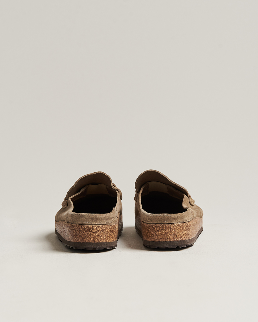 Heren | Sandalen slides | BIRKENSTOCK | Naples Taupe Suede