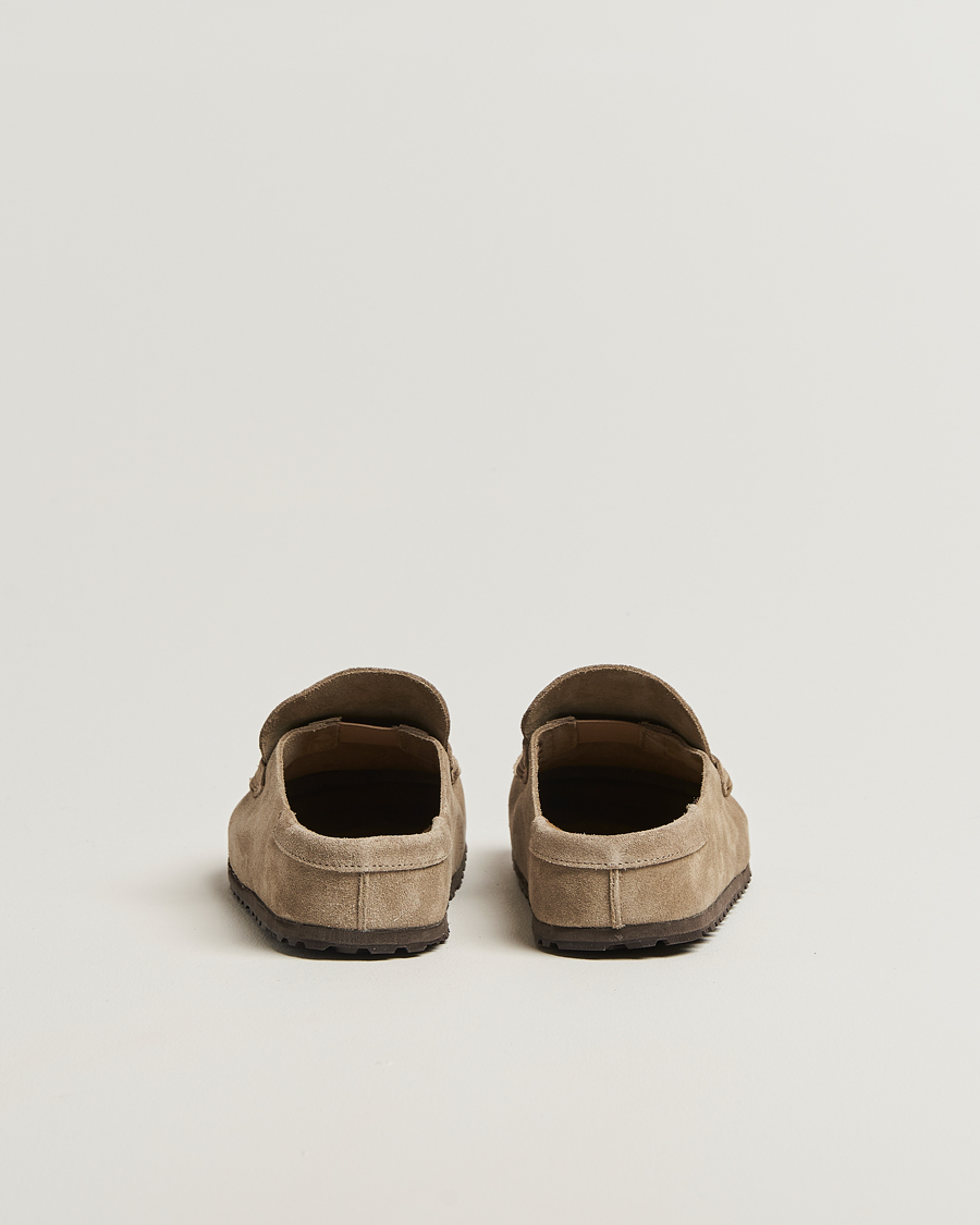 Heren | Sandalen slides | BIRKENSTOCK | Naples Taupe Suede