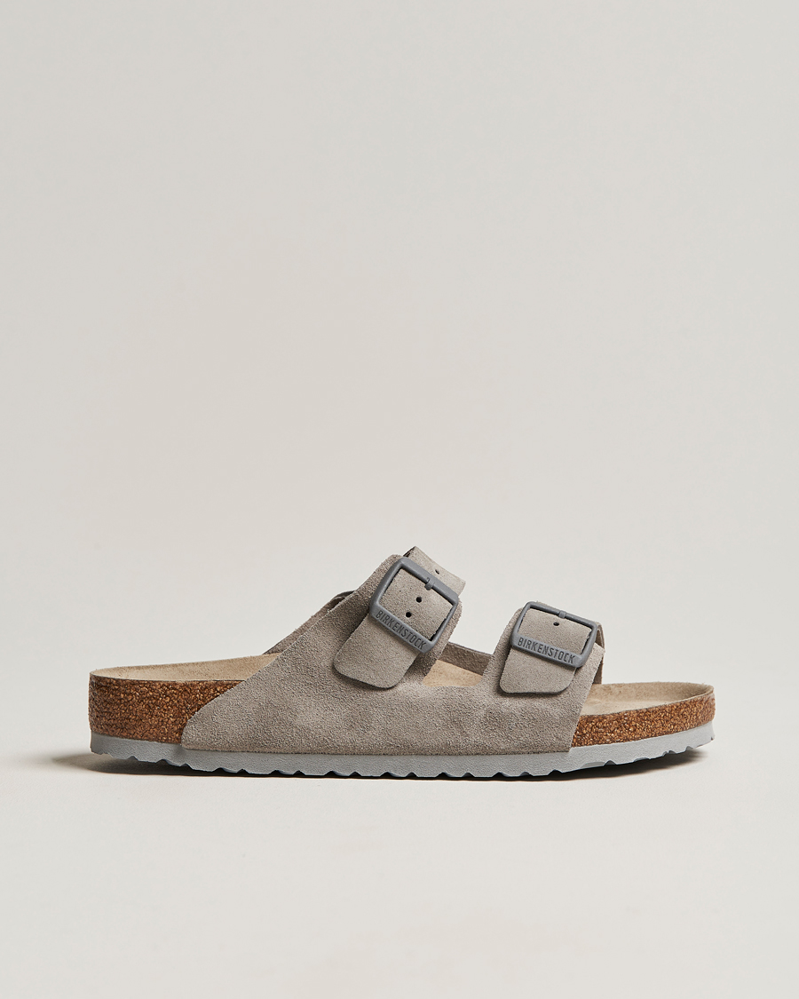 Heren | BIRKENSTOCK Arizona Soft Footbed Stone Coin Suede | BIRKENSTOCK | Arizona Soft Footbed Stone Coin Suede