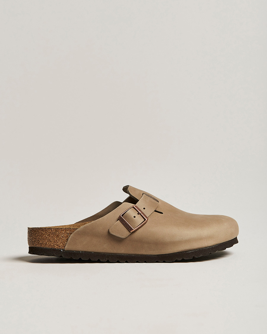 Homme | Sandales Et Mules | BIRKENSTOCK | Boston Classic Footbed Tabacco Oiled Leather