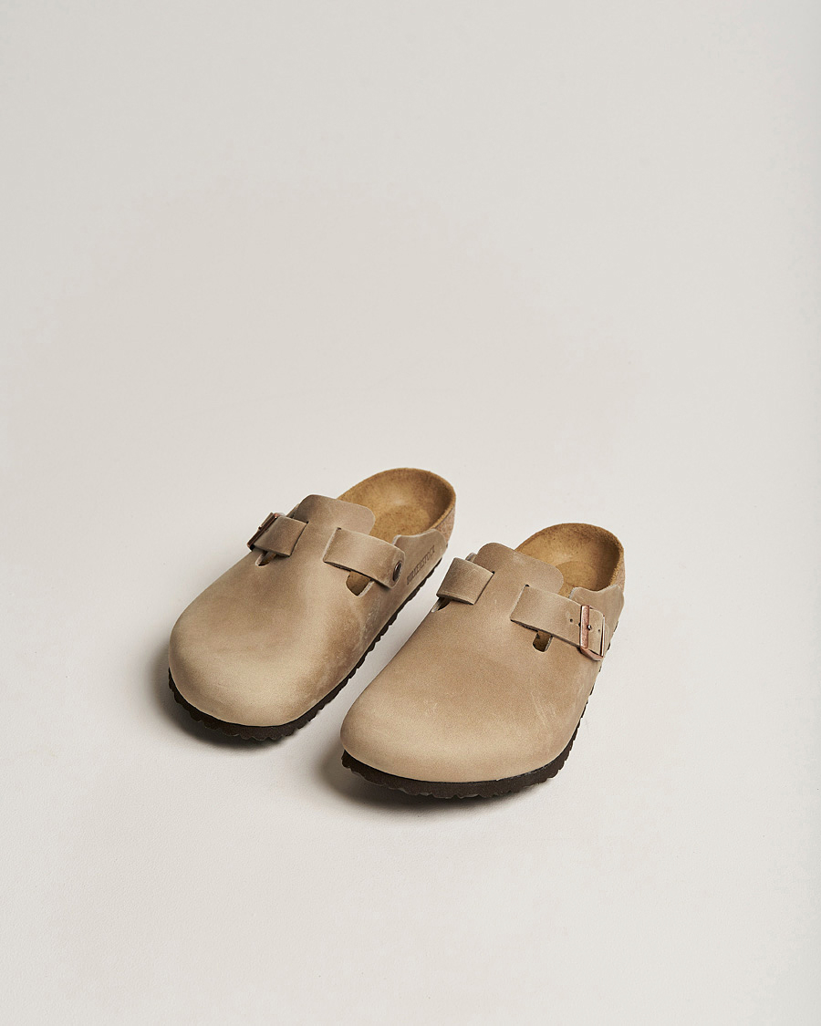 Homme | Sandales Et Mules | BIRKENSTOCK | Boston Classic Footbed Tabacco Oiled Leather
