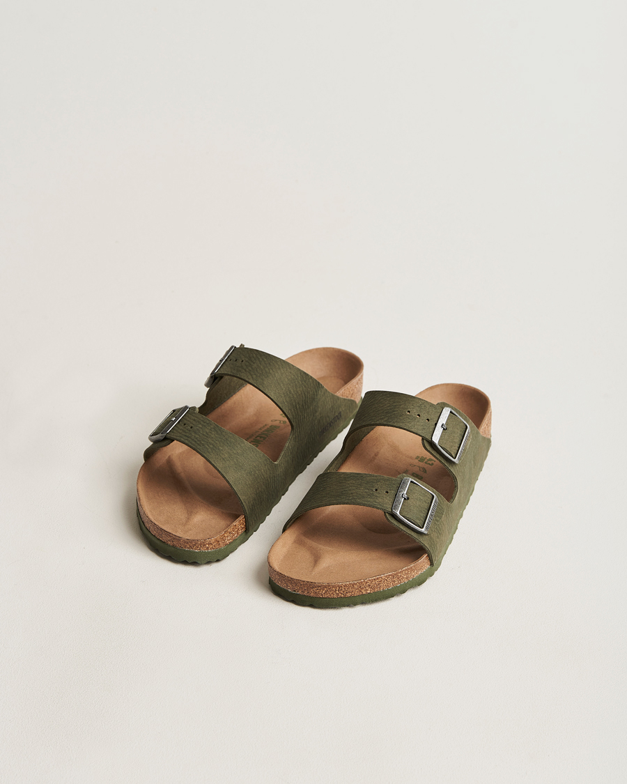 Heren | Sandalen slides | BIRKENSTOCK | Arizona Classic Vegan Thyme Green