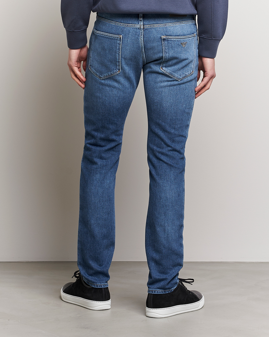Heren | Jeans | Emporio Armani | Slim Fit Jeans Light Blue