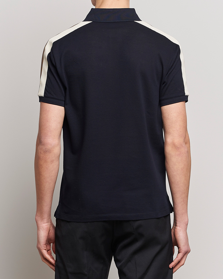 Homme | Polos | Emporio Armani | Mercerized Cotton Polo Navy