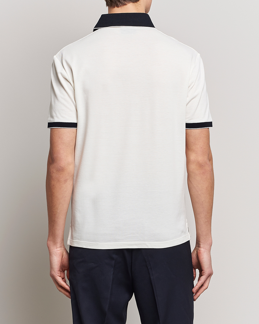 Homme | Polos | Emporio Armani | Contrast Polo White