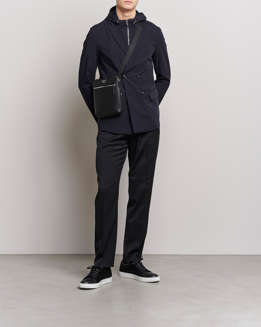 Homme | Blazers | Emporio Armani | Techincal Nylon Jacket Navy