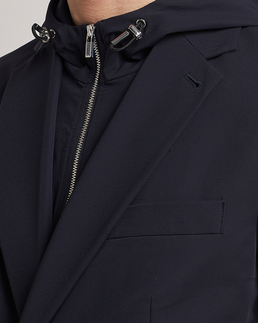 Homme | Blazers | Emporio Armani | Techincal Nylon Jacket Navy