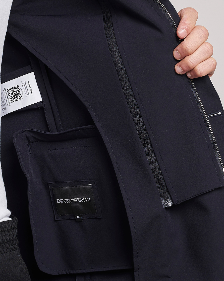 Homme | Blazers | Emporio Armani | Techincal Nylon Jacket Navy