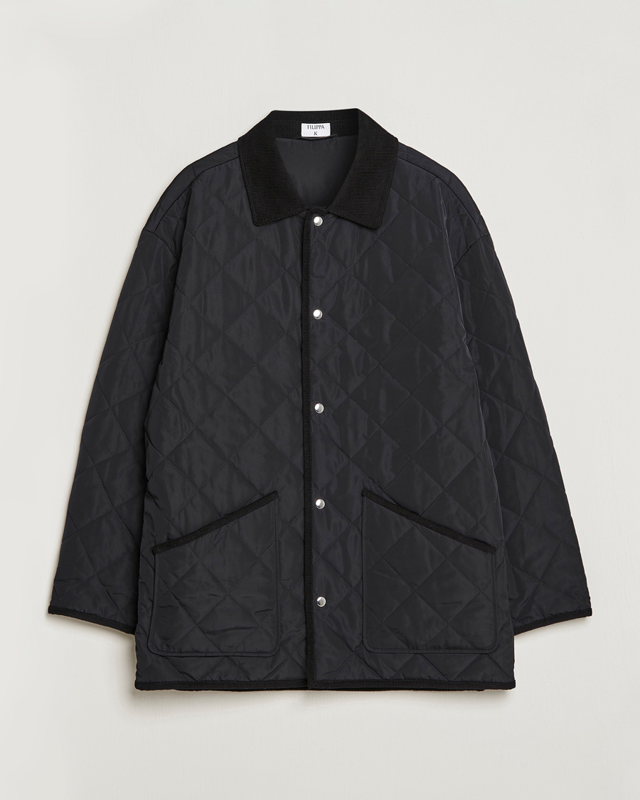 Homme | Manteaux Et Vestes | Filippa K | Reversible Quilted Jacket Black