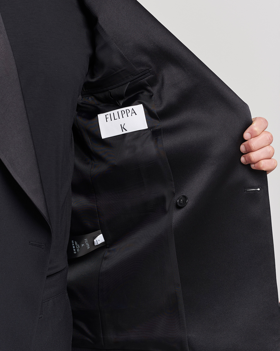 Homme | Blazers | Filippa K | Tuxedo Blazer Black