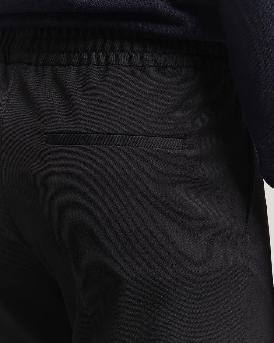 Homme | Pantalons | Filippa K | Theo Relaxed Wool Trousers Black