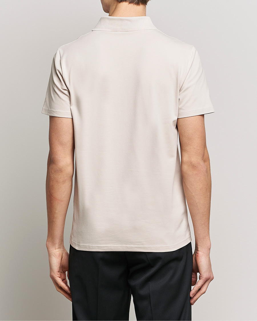 Homme | Polos | Filippa K | Stretch Cotton Polo Tee Sand