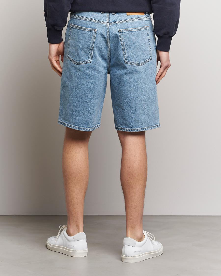 Homme | Shorts | Filippa K | Bermuda Denim Shorts Allover Stone