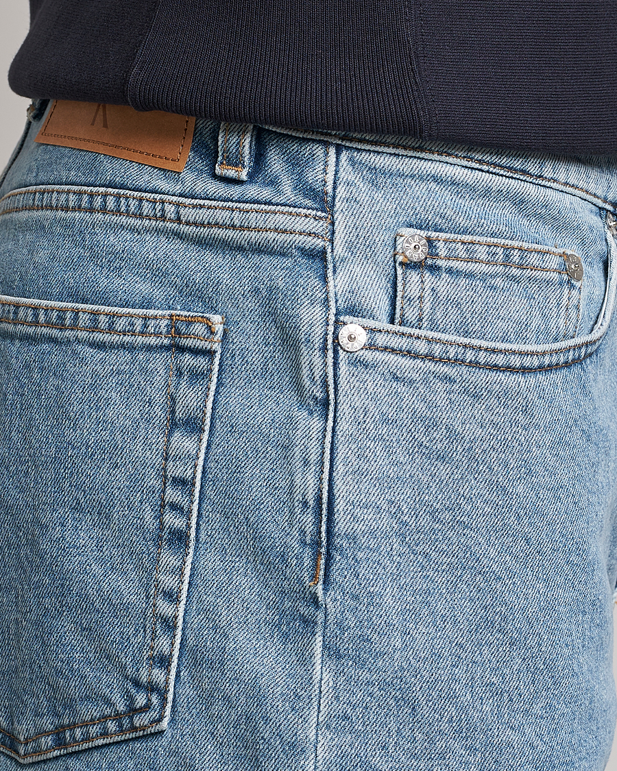 Homme | Shorts | Filippa K | Bermuda Denim Shorts Allover Stone