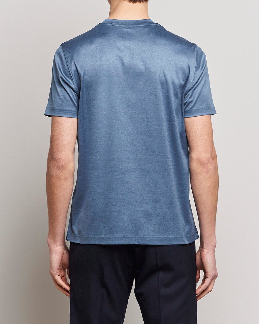 Heren | T-shirts | Eton | Filo Di Scozia T-Shirt Gray