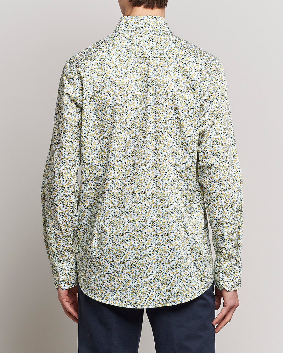 Homme | Chemises | Eton | Signature Twill Contemporary Fit Shirt Lemon Print