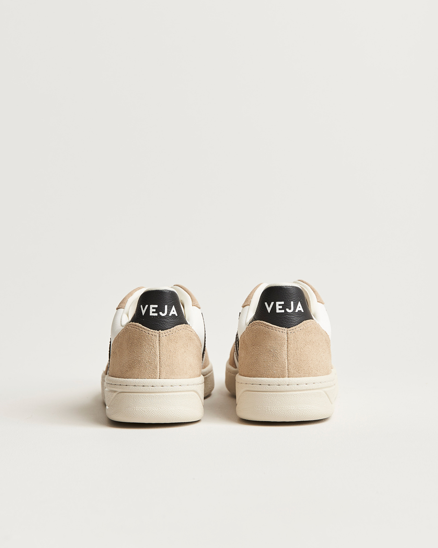 Homme | Veja V-10 Chromefree Leather Extra White/Black Sahara | Veja | V-10 Chromefree Leather Extra White/Black Sahara