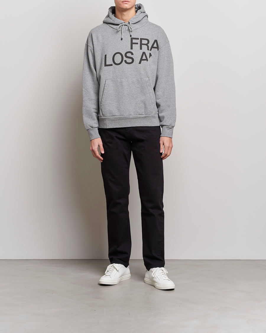 Homme | Pulls Et Tricots | FRAME | Logo Hoodie Grey Melange