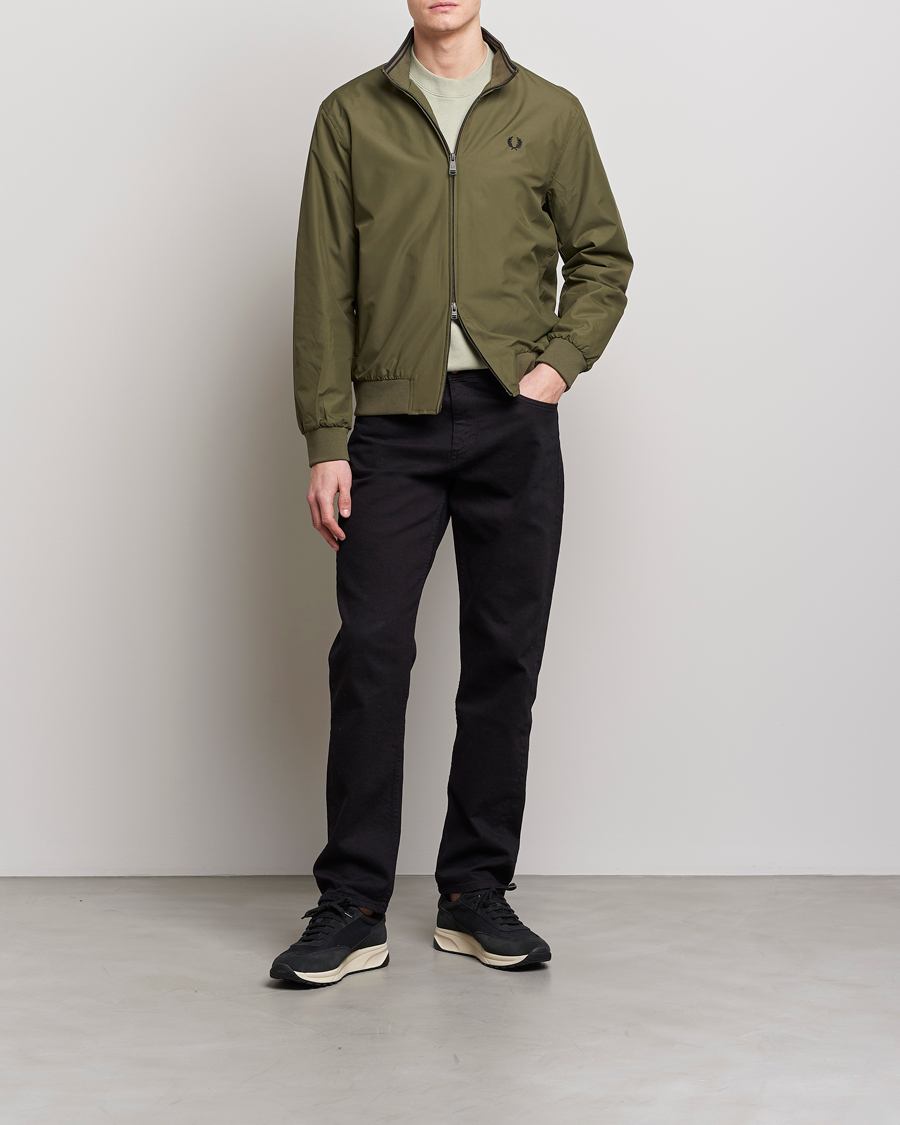 Homme | Manteaux Et Vestes | Fred Perry | Brentham Jacket Uniform Green