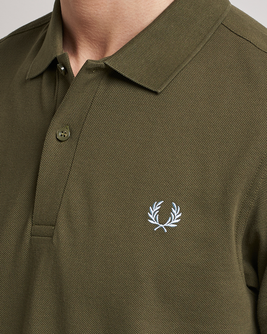 Homme | Polos | Fred Perry | Plain Polo Shirt Uniform Green