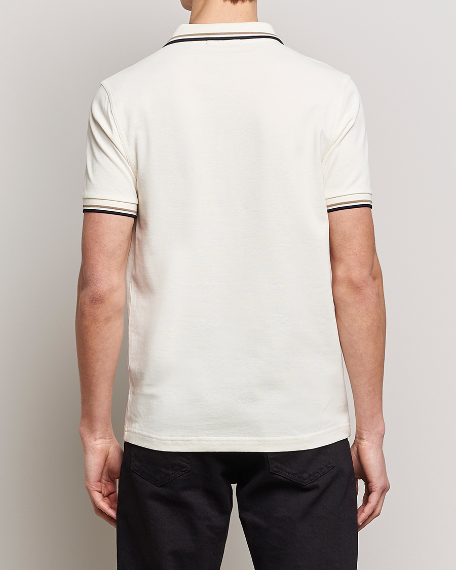 Homme | Polos | Fred Perry | Twin Tipped Polo Shirt Ecru