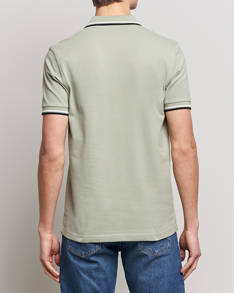 Homme | Polos | Fred Perry | Twin Tipped Polo Shirt Sea Gras