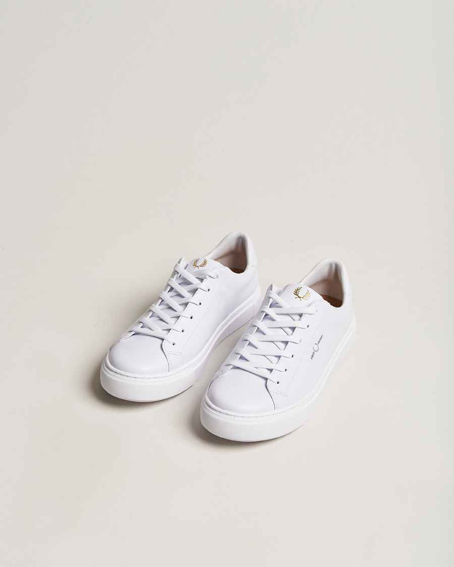 Homme | Fred Perry B71 Leather Sneaker White | Fred Perry | B71 Leather Sneaker White