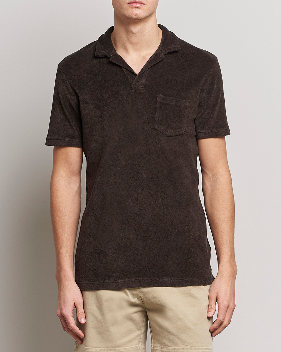 Homme | Polos | Orlebar Brown | Terry Polo Truffle