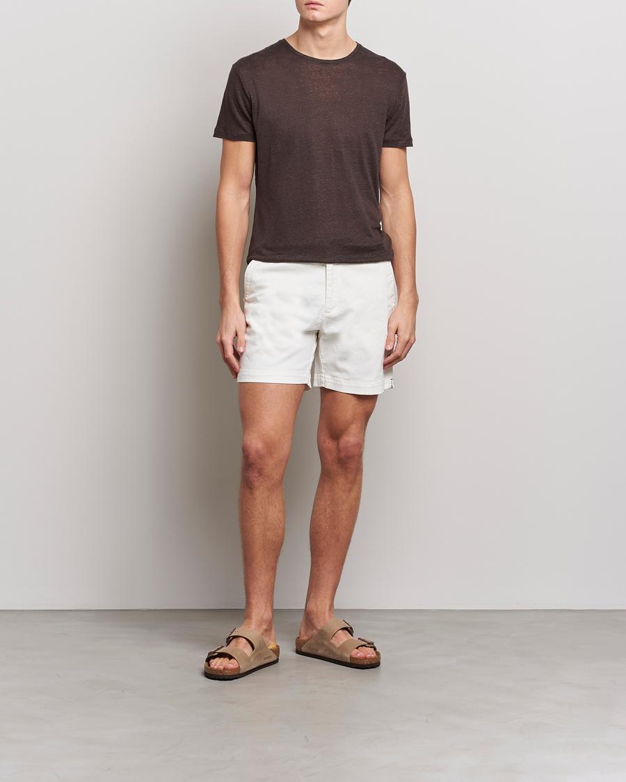 Homme | Shorts | Orlebar Brown | Bulldog Cotton Stretch Twill Shorts Sea Mist