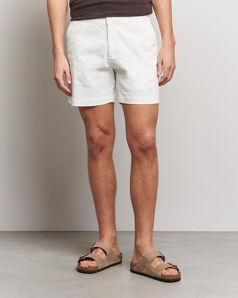 Homme | Shorts | Orlebar Brown | Bulldog Cotton Stretch Twill Shorts Sea Mist