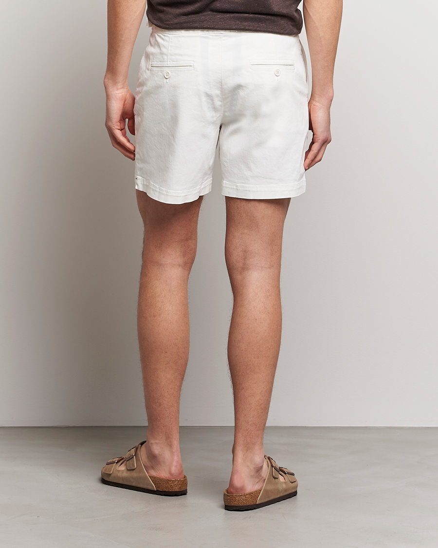 Homme | Shorts | Orlebar Brown | Bulldog Cotton Stretch Twill Shorts Sea Mist