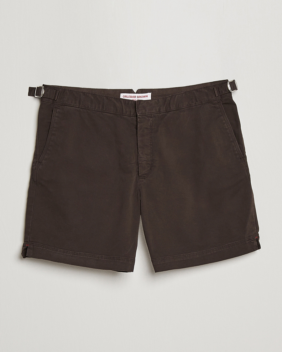 Homme | Shorts | Orlebar Brown | Bulldog Cotton Stretch Twill Shorts Truffle
