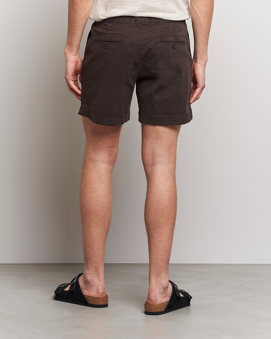 Homme | Shorts | Orlebar Brown | Bulldog Cotton Stretch Twill Shorts Truffle