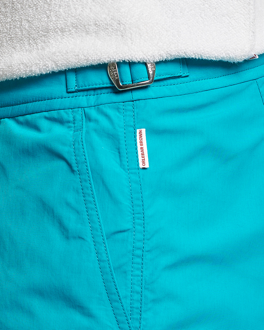 Heren | Zwembroek | Orlebar Brown | Bulldog II Medium Length Swim Shorts Crystal Sea