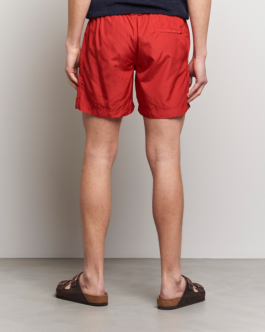 Homme | Maillots De Bain | Orlebar Brown | Bulldog Drawcord Solid Swimshorts Vermillion