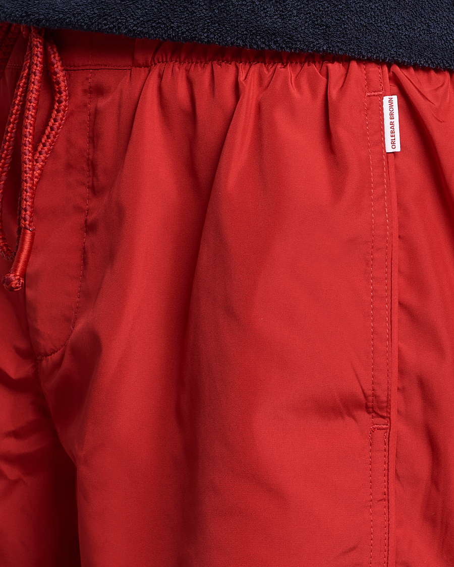 Homme | Maillots De Bain | Orlebar Brown | Bulldog Drawcord Solid Swimshorts Vermillion