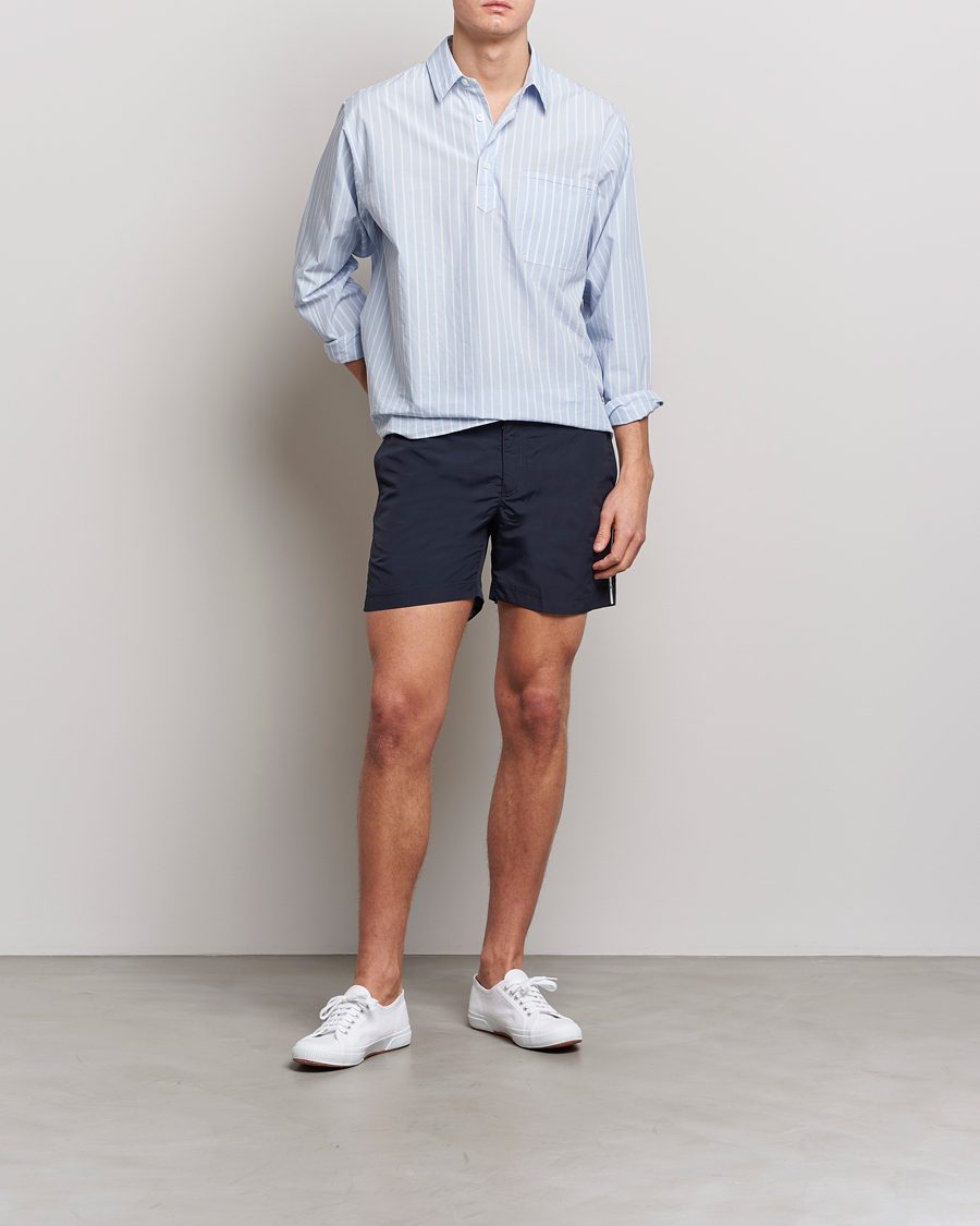 Homme | Maillots De Bain | Orlebar Brown | Bulldog Tape Insert Swimshorts Night Iris