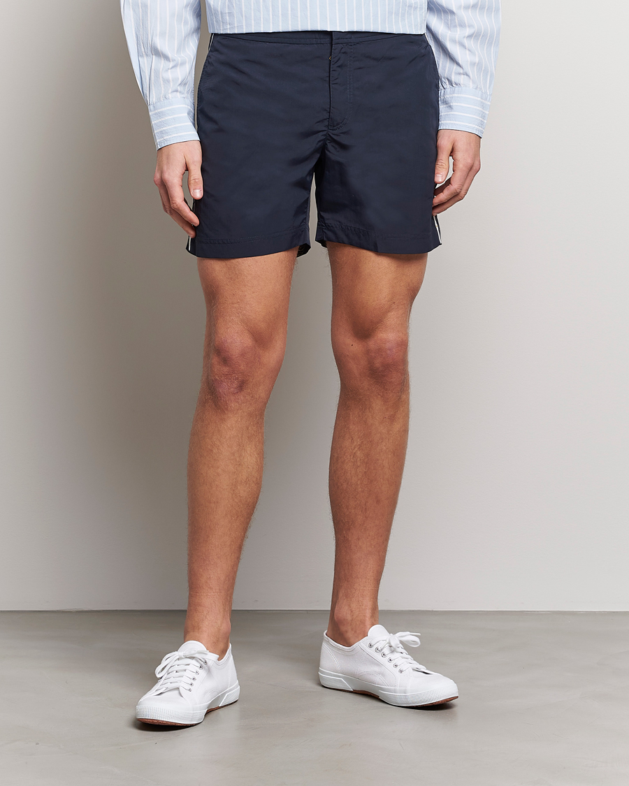Homme | Maillots De Bain | Orlebar Brown | Bulldog Tape Insert Swimshorts Night Iris