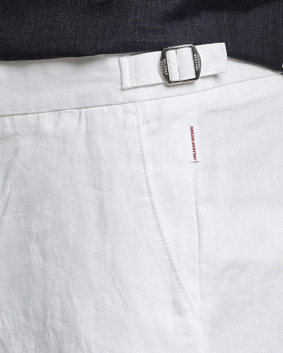 Homme | Pantalons | Orlebar Brown | Griffon Linen Trousers White