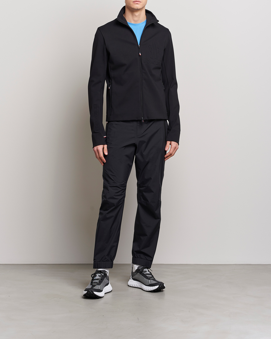 Homme | Pulls Et Tricots | Moncler Grenoble | Embossed Full Zip Cardigan Black