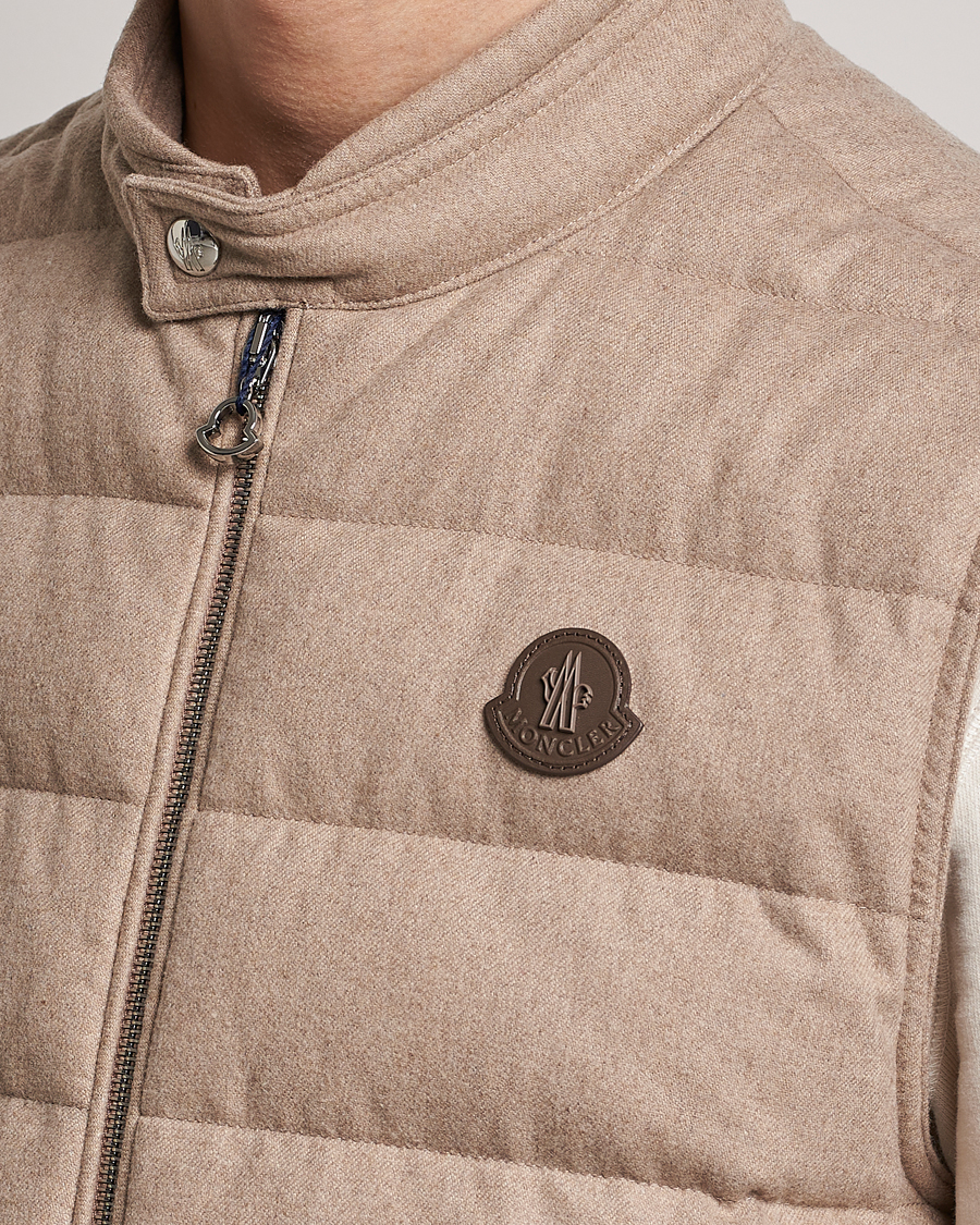 Homme | Gilets | Moncler | Gallienne Flannel Vest Light Grey