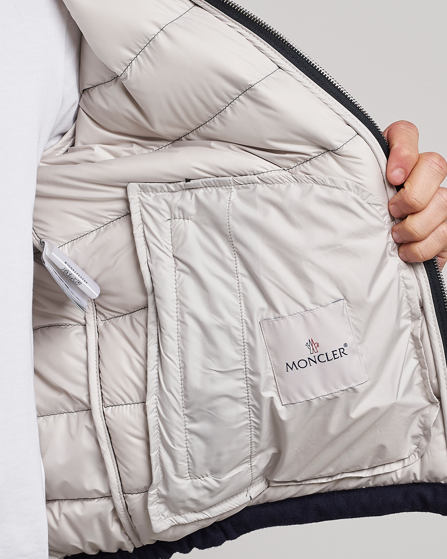 Homme | Manteaux Et Vestes | Moncler | Acorus Flannel Jacket Navy