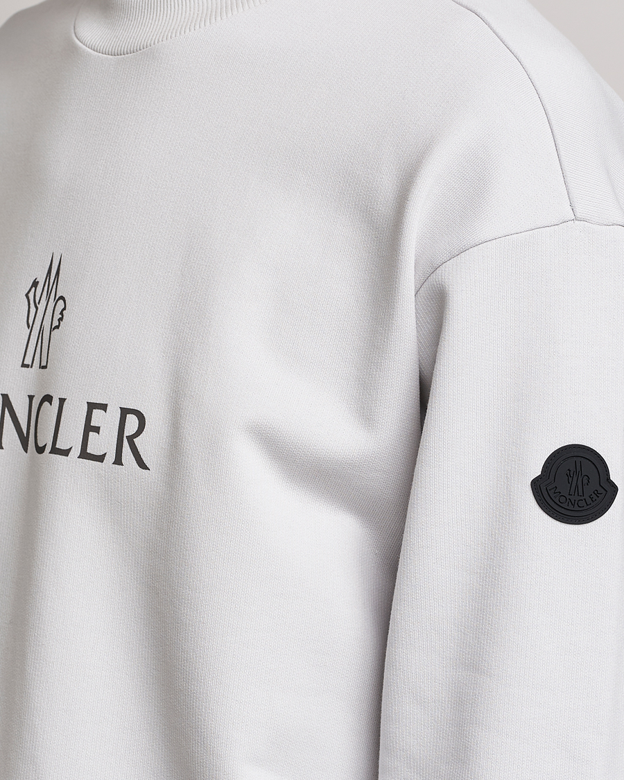 Homme | Pulls Et Tricots | Moncler | Lettering Logo Sweatshirt White